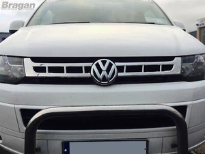 Grille Trim Set To Fit VW Transporter T5 2010-2015 Caravelle Upper Front Chrome - Picture 1 of 3