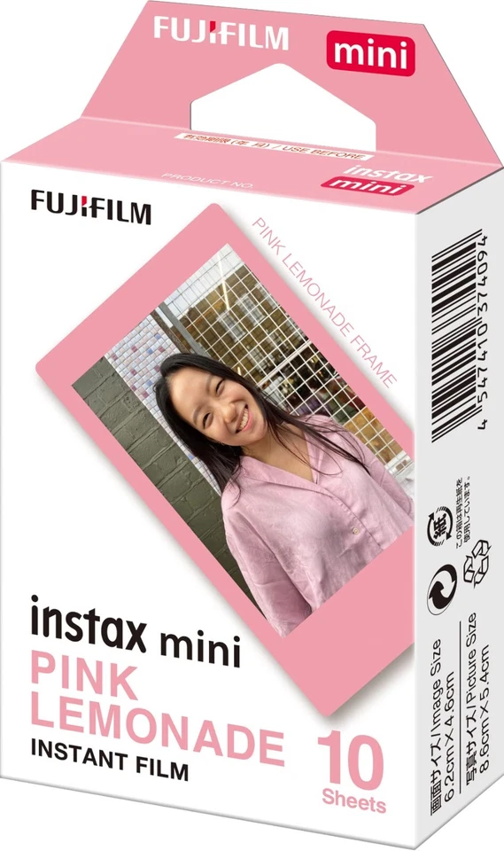 Fuji Instax Mini Film - PINK LEMONADE  (10 Photos) - Dated 07/27 - Image 1 of 1