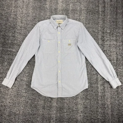 Camisa con botones a rayas DENIM SUPPLY RALPH LAUREN para hombre S/P algodón hecha en India Foto 1 de 4