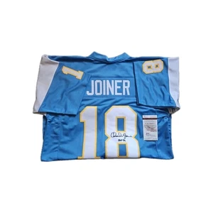 Charlie Joiner San Diego Chargers handsigniert/signed HOF 96 W COA JSA Größe XL - Bild 1 von 7