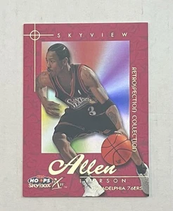 1999-00 NBA Hoops Decade #3 Allen Iverson Retrospection Collection Skyview - Picture 1 of 2