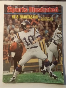 Fran Takenton Minnesota Vikings novembre 1975 sport illustrato senza etichetta - Foto 1 di 2