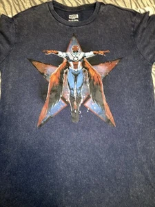 Captain America Marvel Comic Sam Wilson Star Grafik HERREN T-Shirt XS (30-32) - Bild 1 von 1