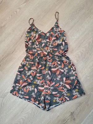 Jumpsuit H&M Gr. 38 (M) braun/beige/orange Neu Träger-Sommer-Overall Play-Suit - Bild 1 von 4