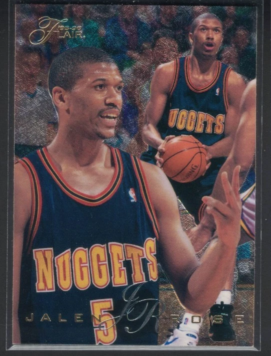 1995-96 Flair Jalen Rose #33 Denver Nuggets Foto 1 de 1