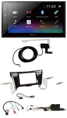 Pioneer DAB Lenkrad Bluetooth 2DIN USB Autoradio für Nissan Qashqai 19-21 X-Trai - Bild 1 von 4