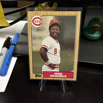 1987 Topps - Max Venable #226 Reds Free Ship - Image 1 of 4