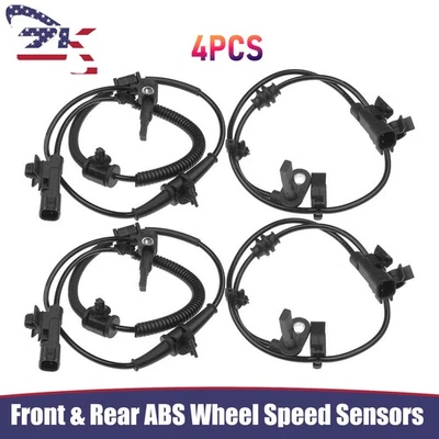 4PCS Front & Rear ABS Wheel Speed Sensors Fits Chevrolet Cruze Volt Buick Verano - Image 1 of 4