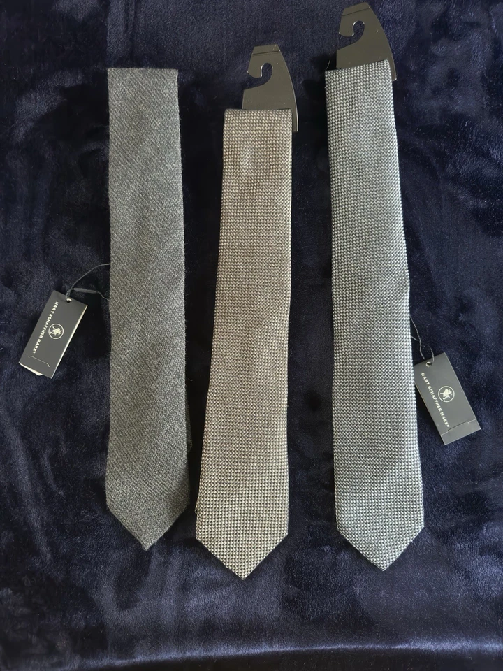 HART SCHAFFNER MARX MENS TIE LOT / BUNDLE / New Neckties $89.50 MSRP - Image 1 of 1