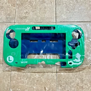 Nintendo Wii U Mario Kart 8 LUIGI GAMEPAD Protector Estuche Rígido Cubierta Verde Azul - Imagen 1 de 10