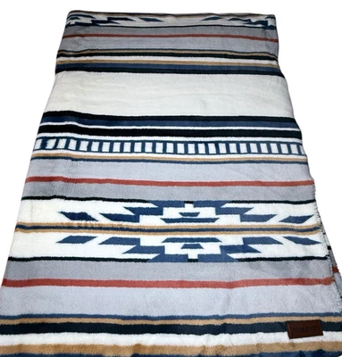 PENDLETON Saltillo Stripe Throw Blanket 50"x70" Southwestern Luxurious Soft - Image 1 of 4
