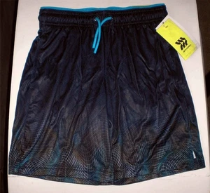 Neu mit Etikett All In Motion Shorts Farbverlauf schwarz Jungen Größe S (6/7) L (12/14) mit Taschen - Bild 1 von 2