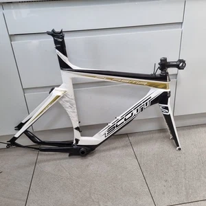 SCOTT PLASMA 10 HMF FRAMESET MEDIUM 54 TT TIME TRIAL CARBON (R54) - Picture 1 of 18
