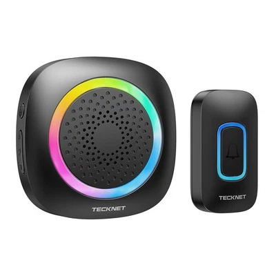 Campanello Senza Fili da Esterno Impermeabile IP66 Portata 400M 5 Livelli Volume - Immagine 1 di 4