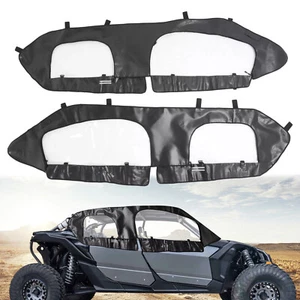 UTV Soft Upper Door Enclosure Set For Can Am Maverick X3 Max Turbo DS RS 2017-25 - Picture 1 of 23