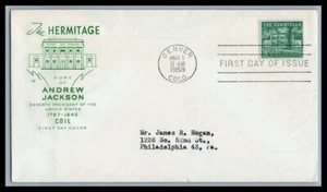 US FDC # 1059 4 1/2c Hermitage coil HF Addressed 1959, 9p5701 - Picture 1 of 1