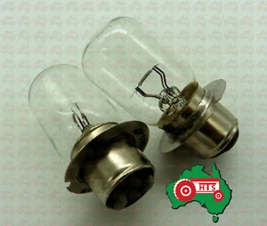 Tractor Head Light Globes x 2 Fits for Massey Ferguson 135 148 165 168 - Picture 1 of 3