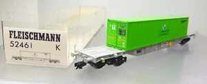Fleischmann 5246 I; carro container "Consent Leasing" FFS, come nuovo in confezione originale/W221 - Foto 1 di 2