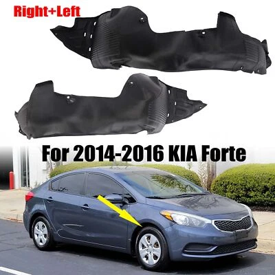 Front Fender Liners Kit For 2014-2016 Kia Forte Driver + Passenger - Image 1 of 4