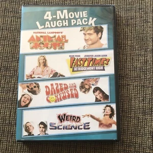 4 Movie Laugh Pack Animal house Fast Times at Ridgemont High Weird Science Nice - Imagen 1 de 4
