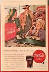 1948 vintage Coca-Cola soda magazine original publicité soda boutique pause pour rafraîchir 