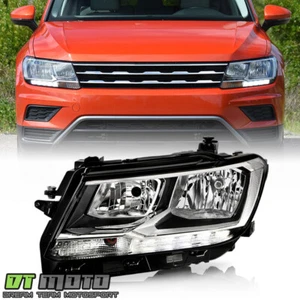 For 2018-2021 Volkswagen Tiguan Halogen w/ LED DRL Headlight Headlamp - Driver - Picture 1 of 8
