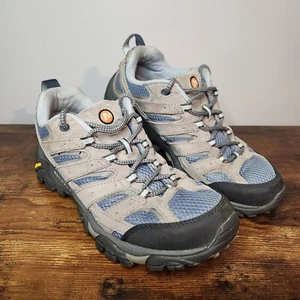 Merrell Moab 2 Ventilator Womens Size 9 Smoke Gray Blue Outdoor Hiking Shoes - Picture 1 of 13