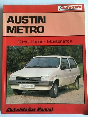 Autodata - Austin Metro Da 1980-1989 Proprietari Riparazione Auto Manuale - Immagine 1 di 4