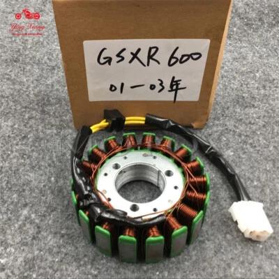 Bobina de estator magnético para generador Suzuki GSXR600 GSXR750 GSXR1000 2001-2005 Foto 1 de 4