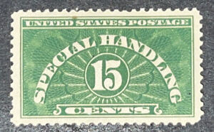 Travelstamps: U.S. Stamps Scott #QE2 1925-1929 Special Handling 15c Mint OG LH