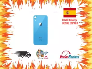 Tapa trasera cristal cubre batería Iphone XR AZUL SIN LENTE envio 24/48 h - Imagen 1 de 1