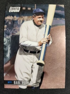 2021 Topps Stadium Club Chrome Babe Ruth card #32 Yankees HOF - Picture 1 of 2