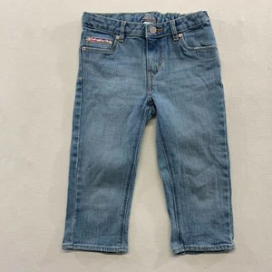 Levis Kid’s Girls 10 Light Blue Jeans Stretchy Waist Band Belt Inside Cotton - Picture 1 of 3