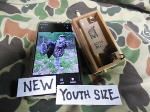Push Button Turkey Call "NEW YOUTH SIZE" w/ Chalk Holder & O-RING & instructions