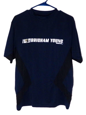 BYU Cougars Retro Polyester T-Shirt, Size Men's Small - Image 1 of 4