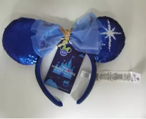 Disney Parks Mickey Mouse Ears Tinker Bell Shanghai Headband Peter Pan's Flight - Picture 1 of 8