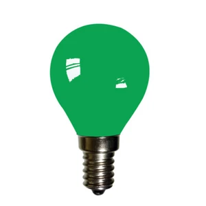 LED Filament Leuchtmittel Tropfen 2W E14 Kugel Party Licht P45 bunt farbig Grün - Bild 1 von 3