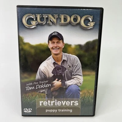 Gun Dog Retrievers Cachorro Entrenamiento (DVD, 2011) Tom Dokken Juego Caza Pájaro Perro Foto 1 de 3