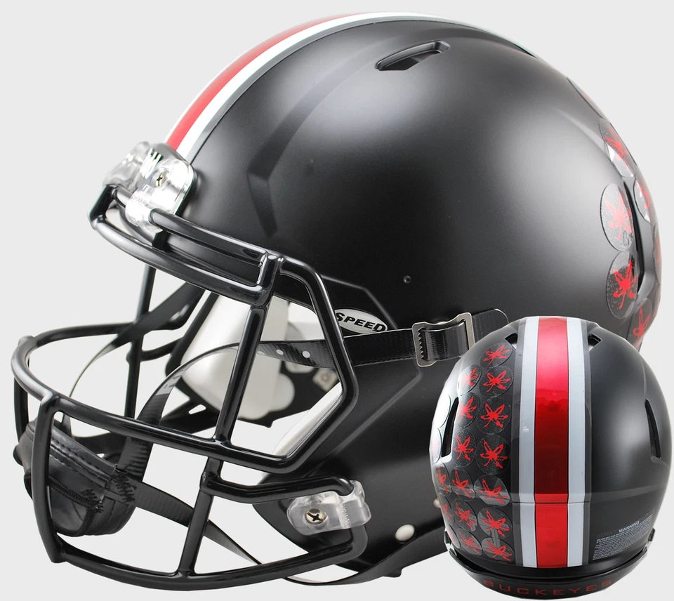 OHIO STATE BUCKEYES NCAA Riddell SPEED Full Size Replica Football Helmet - Image 1 of 1