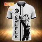 Golf Polo Shirs With Custom Name Golf Outfit Sports Polo Shirts Gifts For Golf L