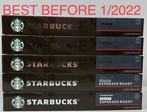 STARBUCKS by NESPRESSO Decaf Espresso Capsules 50ct READ DESCRIPTION Orig. Line