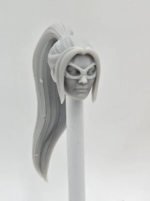 3d Printed BLACK CAT FELICA HARDY HEAD   1:12 6" Classified/ Legend Compatible - Image 1 of 2