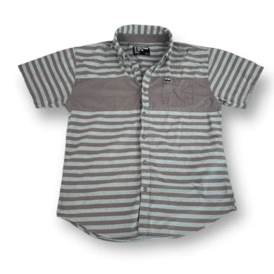 Top con botones delanteros a rayas Zoo York talla extra grande Foto 1 de 4