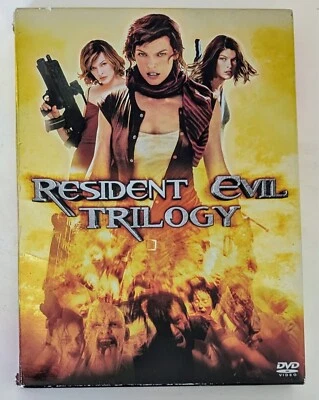 Resident Evil Trilogy 1-3 (2002-2007) - Region 1 - FR/EN/ES - VG+/G (Tested) - Image 1 of 4