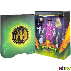 Super7 Mighty Morphin Power Rangers ULTIMATES! Modellino Ranger Rosa Wave 2 - Foto 1 di 20