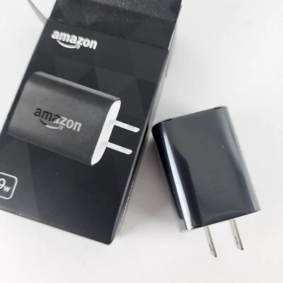 Cargador USB y adaptador de corriente Amazon 9W OEM para Fire, Kindle, Echo nuevo Foto 1 de 4