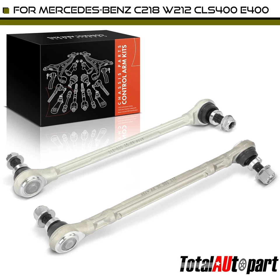Barra estabilizadora delantera 2 piezas para Mercedes-Benz W212 E250 E300 E350 E400 E550 Foto 1 de 4