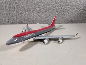 Northwest Airlines Boeing 747-400 avión modelo alas Herpa - Imagen 1 de 4