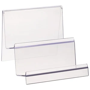 Estante de almacenamiento de escritorio de acrílico soporte de exhibición de billetera soporte de exhibición transparente - Imagen 1 de 9
