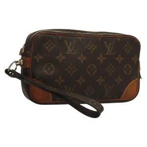 Auténtico bolso clutch Louis Vuitton con monograma Marly Dragonne PM M51827 LV ep10117 - Imagen 1 de 19